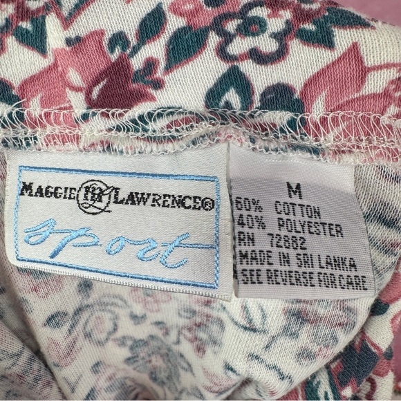 204. Bundle Women’s Floral Turtleneck Tops Long Sleeve Vintage Style M - Picture 3 of 13